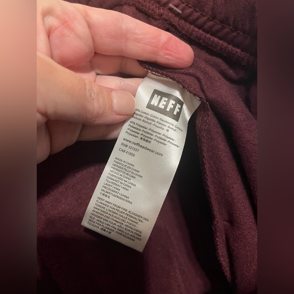 Neff Graffiti Spray Paint Splatter Tapered Leg Sweatpants Mens Size 2XL NWT - Picture 8 of 10